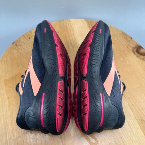 Brooks Ghost Max Womens Size 9 Shoes Black/Raspberry Athletic Running Sneakers - Picture 6 of 8
